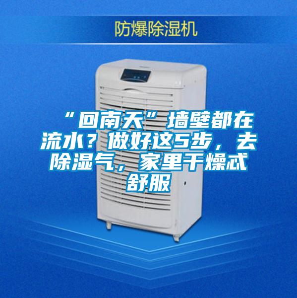 “回南天”墻壁都在流水？做好這5步，去除濕氣，家里干燥忒舒服