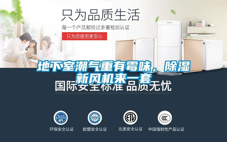 地下室潮氣重有霉味,除濕新風機來一套