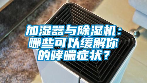 加濕器與除濕機:哪些可以緩解你的哮喘癥狀?