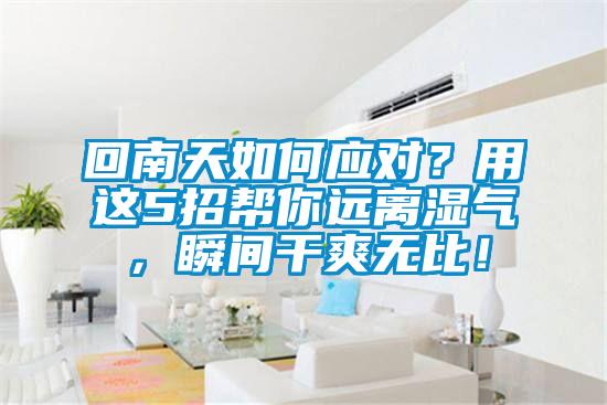 回南天如何應對？用這5招幫你遠離濕氣，瞬間干爽無比！