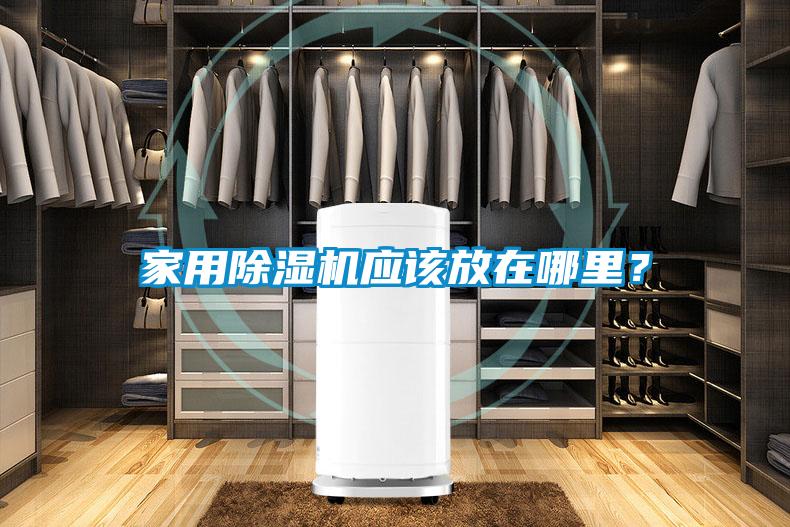 家用除濕機應該放在哪里?