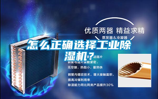 怎么正確選擇工業(yè)除濕機?