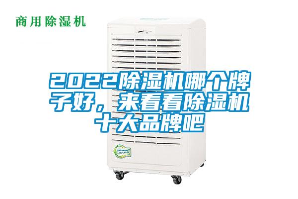 2022除濕機哪個牌子好,來看看除濕機十大品牌吧