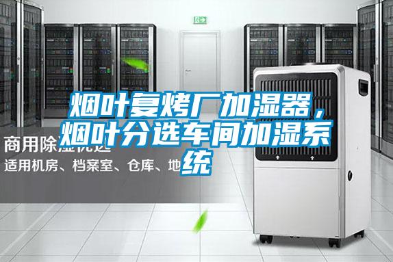 煙葉復(fù)烤廠加濕器,煙葉分選車(chē)間加濕系統(tǒng)