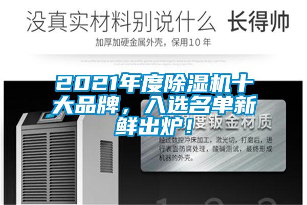 2021年度除濕機十大品牌，入選名單新鮮出爐！
