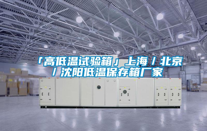 「高低溫試驗(yàn)箱」上海/北京/沈陽低溫保存箱廠家
