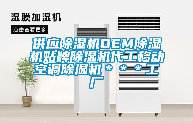 供應(yīng)除濕機OEM除濕機貼牌除濕機代工移動空調(diào)除濕機***工廠