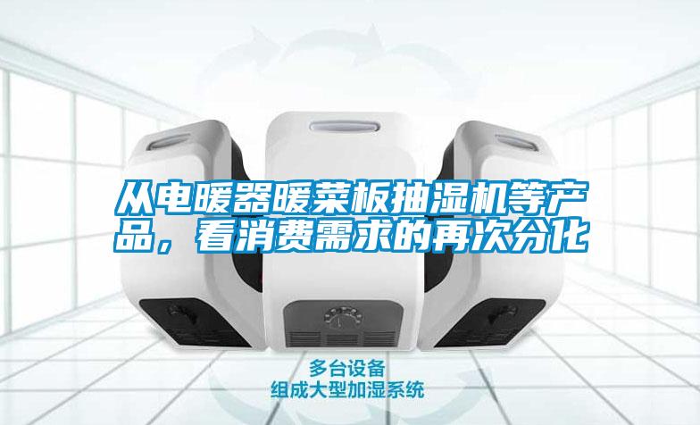 從電暖器暖菜板抽濕機等產品，看消費需求的再次分化