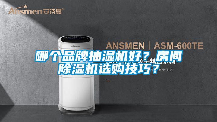 哪個品牌抽濕機好?房間除濕機選購技巧?