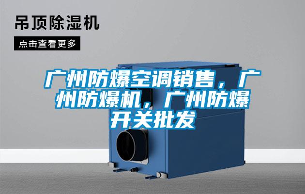 廣州防爆空調(diào)銷售，廣州防爆機(jī)，廣州防爆開關(guān)批發(fā)