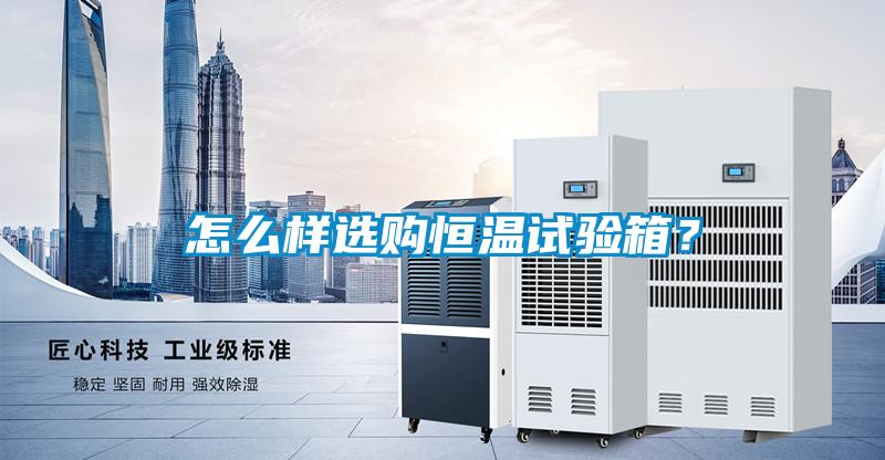 怎么樣選購恒溫試驗箱?