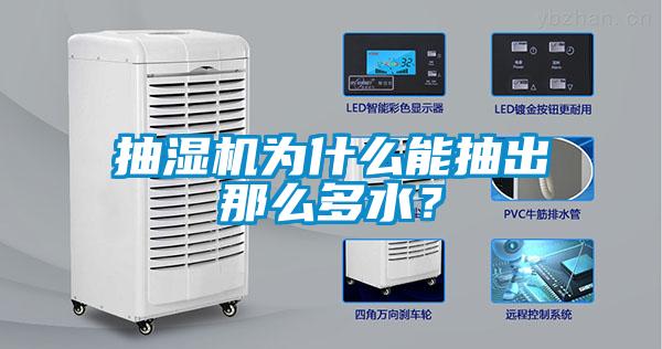 抽濕機為什么能抽出那么多水?
