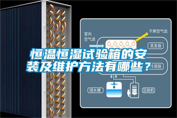 恒溫恒濕試驗(yàn)箱的安裝及維護(hù)方法有哪些？