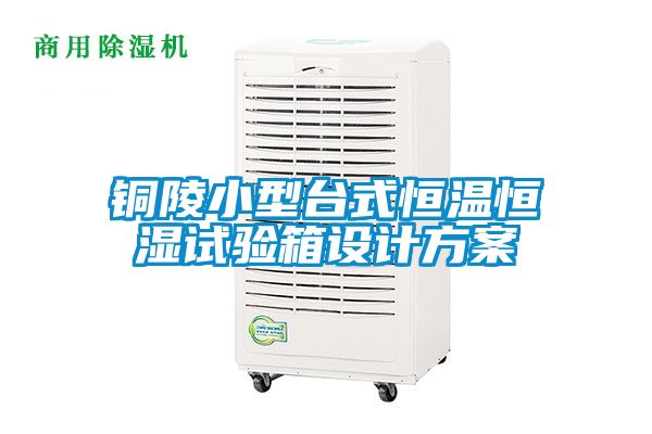 銅陵小型臺式恒溫恒濕試驗箱設計方案